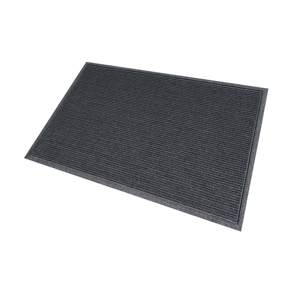 พรมเช็ดเท้าดักฝุ่น KLEEN-TEX STRIPE 90x145 ซม. สีเทาเข้ม