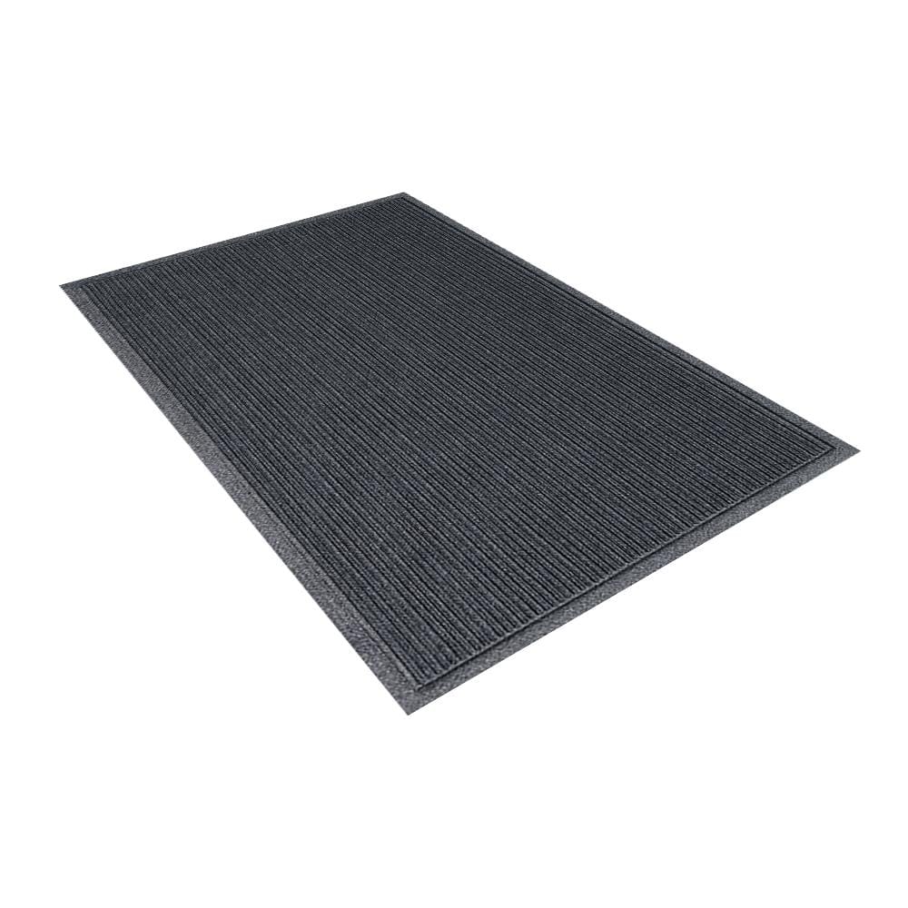 พรมเช็ดเท้าดักฝุ่น KLEEN-TEX STRIPE 90x145 ซม. สีเทาเข้ม