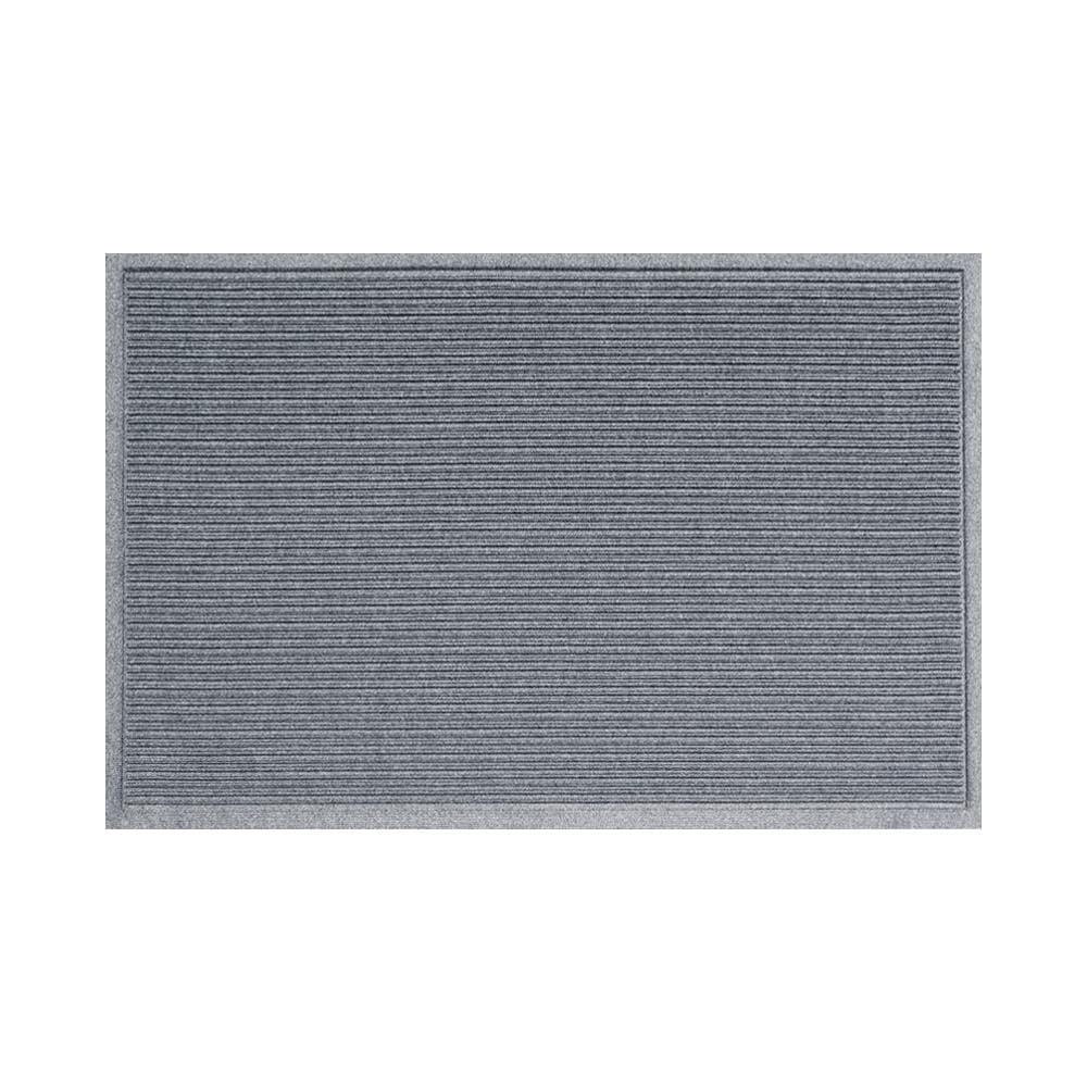 พรมเช็ดเท้าดักฝุ่น KLEEN-TEX STRIPE 90x115 ซม. สีเทาอ่อน