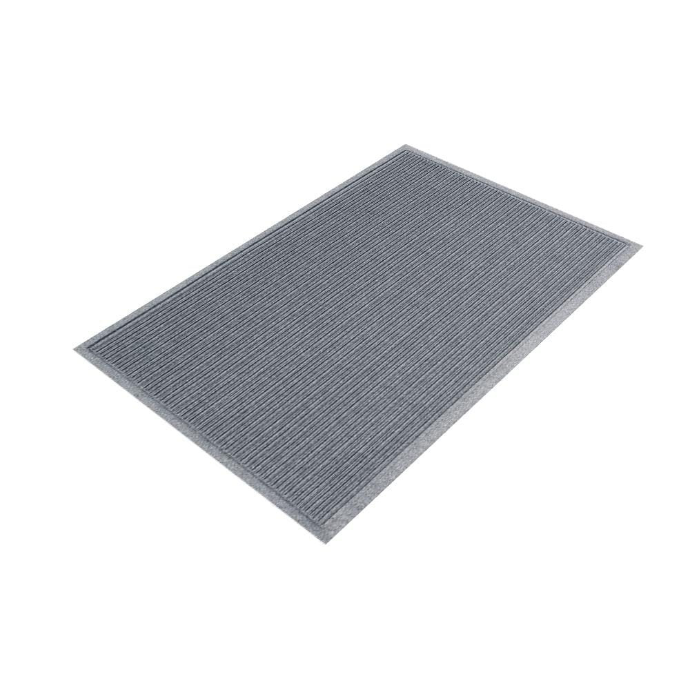พรมเช็ดเท้าดักฝุ่น KLEEN-TEX STRIPE 90x115 ซม. สีเทาอ่อน