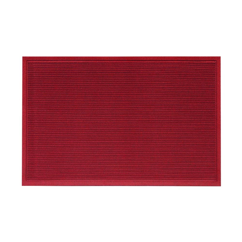 พรมเช็ดเท้าดักฝุ่น KLEEN-TEX STRIPE 90x145 ซม. สีแดง