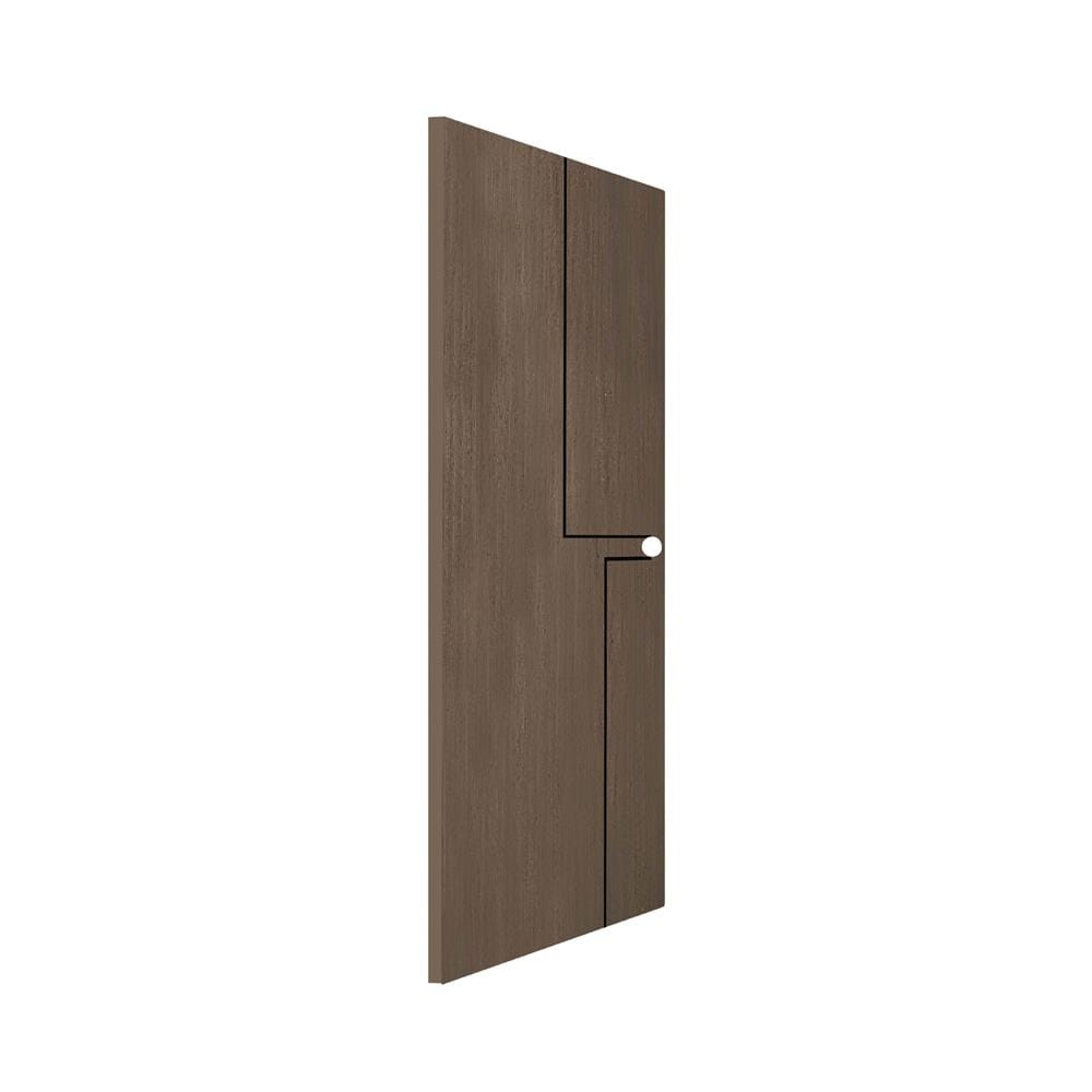 ประตูภายใน UPVC เจาะลูกบิด MODERNWOOD LMWNR15 80x200 ซม. สีโอ๊ค