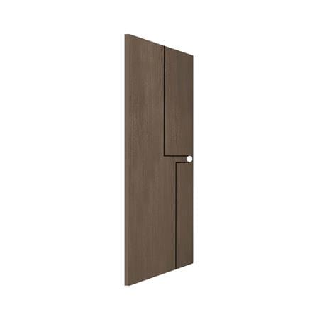 ประตูภายใน UPVC เจาะลูกบิด MODERNWOOD LMWNR15 80x200 ซม. สีโอ๊ค_1