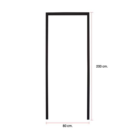 วงกบประตู UPVC MODERNWOOD 80x200 ซม. สีโอ๊ค_4