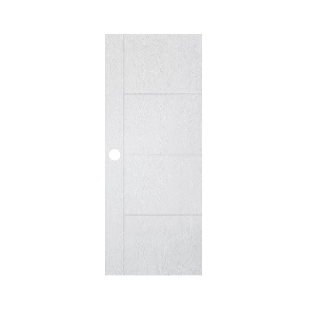 ประตูภายใน UPVC เจาะลูกบิด MODERNWOOD MWIR004 80x200 ซม. สีขาว