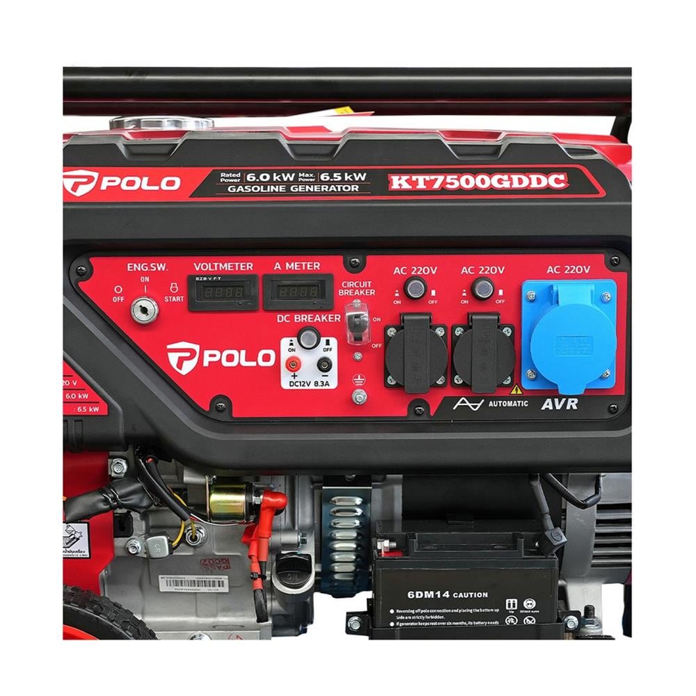 เครื่องกำเนิดไฟฟ้า POLO KT7500GDDC 6.5 กิโลวัตต์