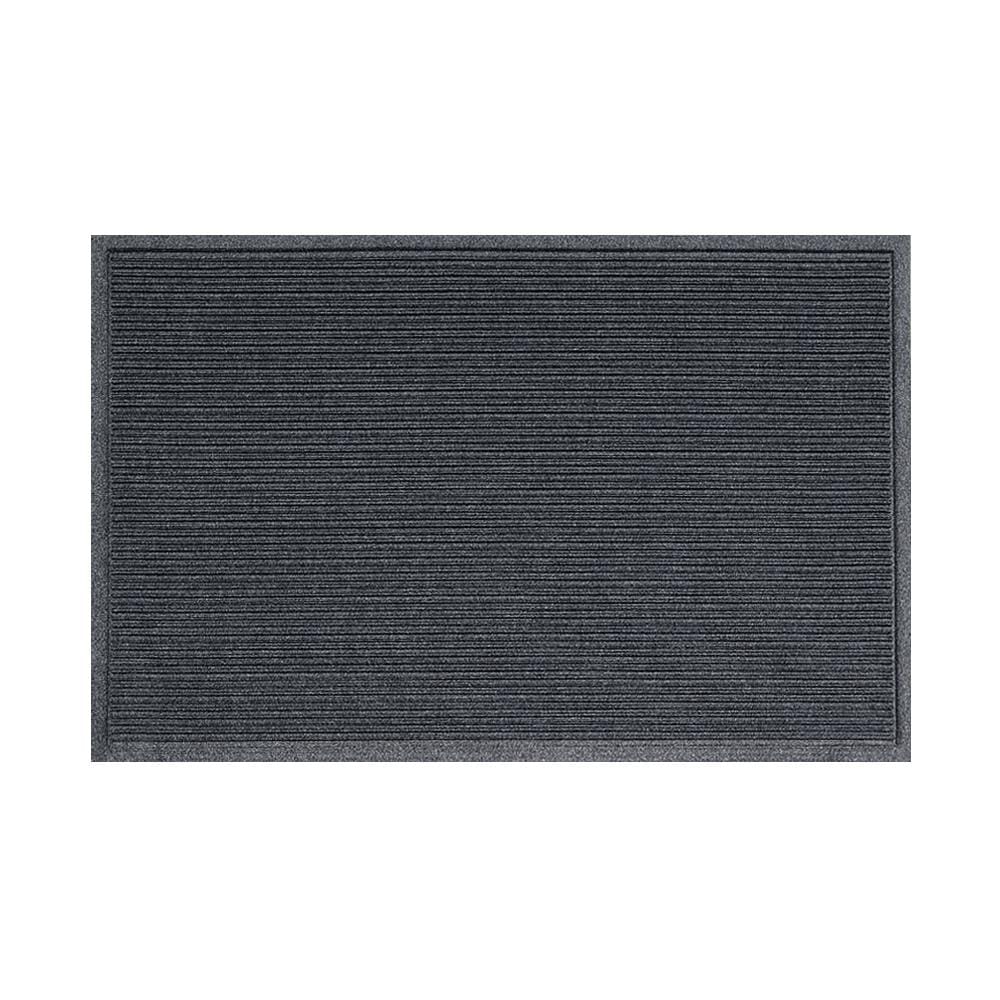 พรมเช็ดเท้าดักฝุ่น KLEEN-TEX STRIPE 60x90 ซม. สีเทาเข้ม