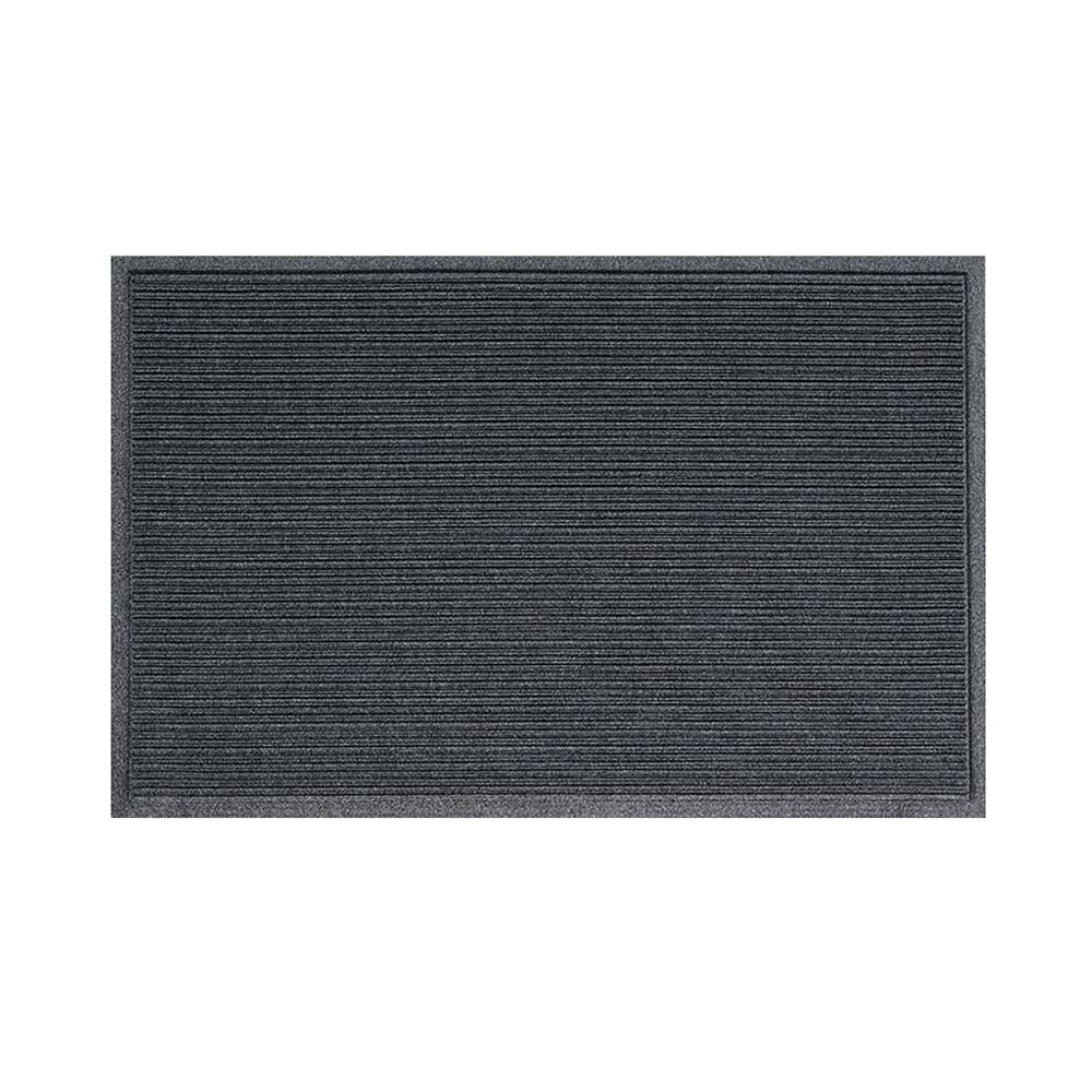 พรมเช็ดเท้าดักฝุ่น KLEEN-TEX STRIPE 45x75 ซม. สีเทาเข้ม