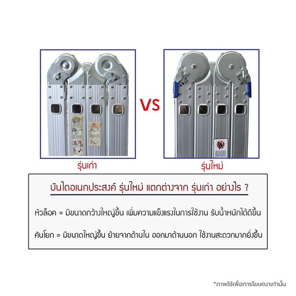 บันไดอเนกประสงค์ปรับแบบ BARCO M5 4X6 BH 24 ขั้น