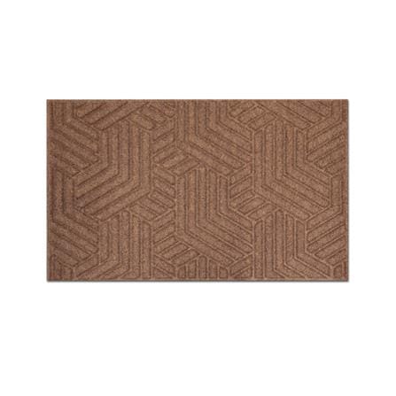 พรมเช็ดเท้าดักฝุ่น DEE-ECO 45x75 ซม. สีน้ำตาล/เบจ_0
