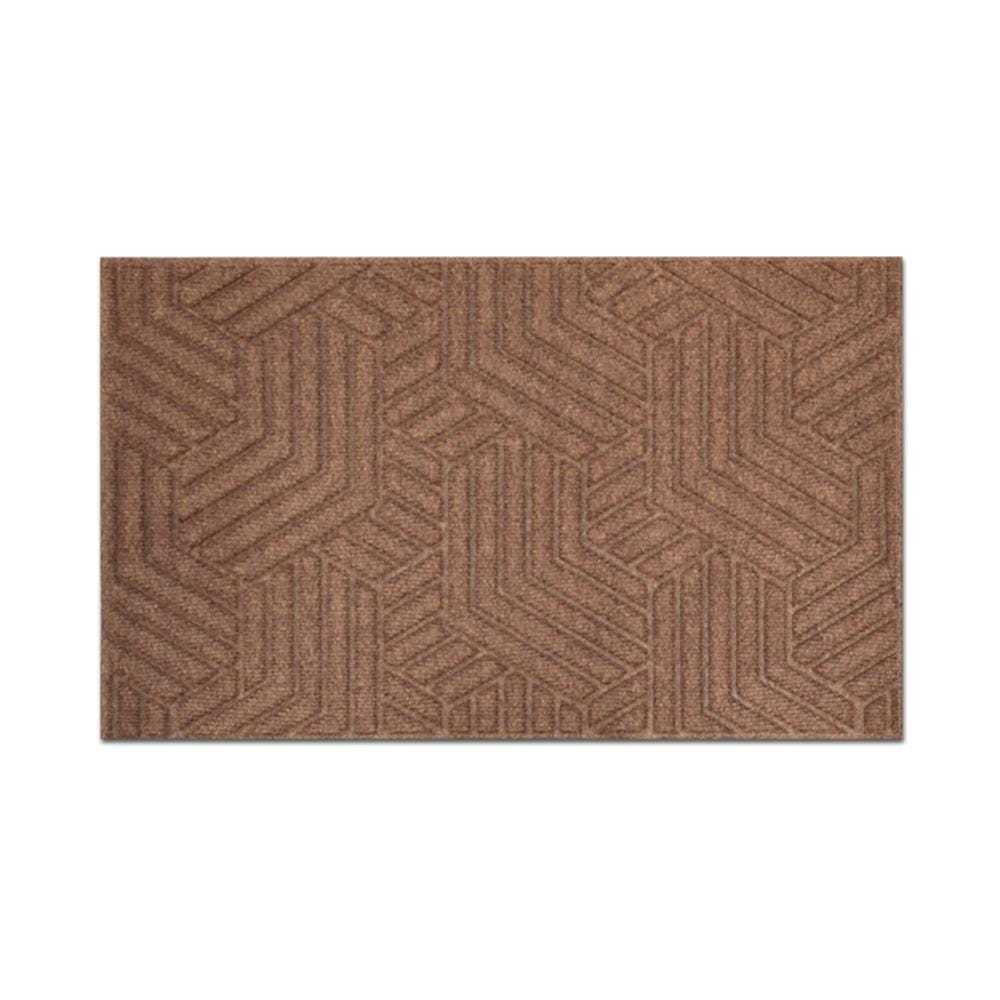 พรมเช็ดเท้าดักฝุ่น DEE-ECO 60x90 ซม. สีน้ำตาล/เบจ