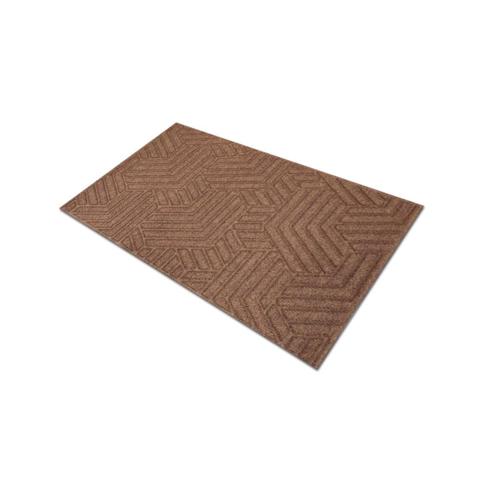 พรมเช็ดเท้าดักฝุ่น DEE-ECO 60x90 ซม. สีน้ำตาล/เบจ