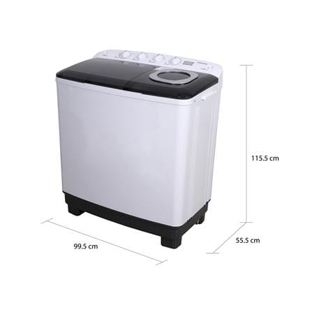 เครื่องซักผ้า 2 ถัง TOSHIBA VH-Q180MT 17 กก. สีขาว_5