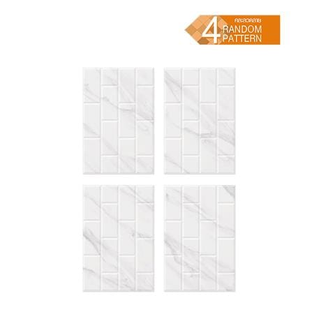 กระเบื้องผนัง 30x45 ซม. DURAGRES ออร์บิท บริค ไวท์ A 1.08 ตร.ม._1