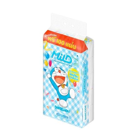 กระดาษเช็ดหน้า MILD DORAEMON 170 แผ่น (แพ็ก 5 ชิ้น)_1