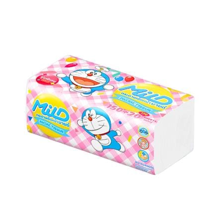 กระดาษเช็ดหน้า MILD DORAEMON 170 แผ่น (แพ็ก 5 ชิ้น)_3
