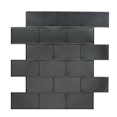สติ๊กเกอร์ D.I.Y HOME LIVING STYLE MATT 30x30 ซม. สีดำ (แพ็ก 4 ชิ้น)_0