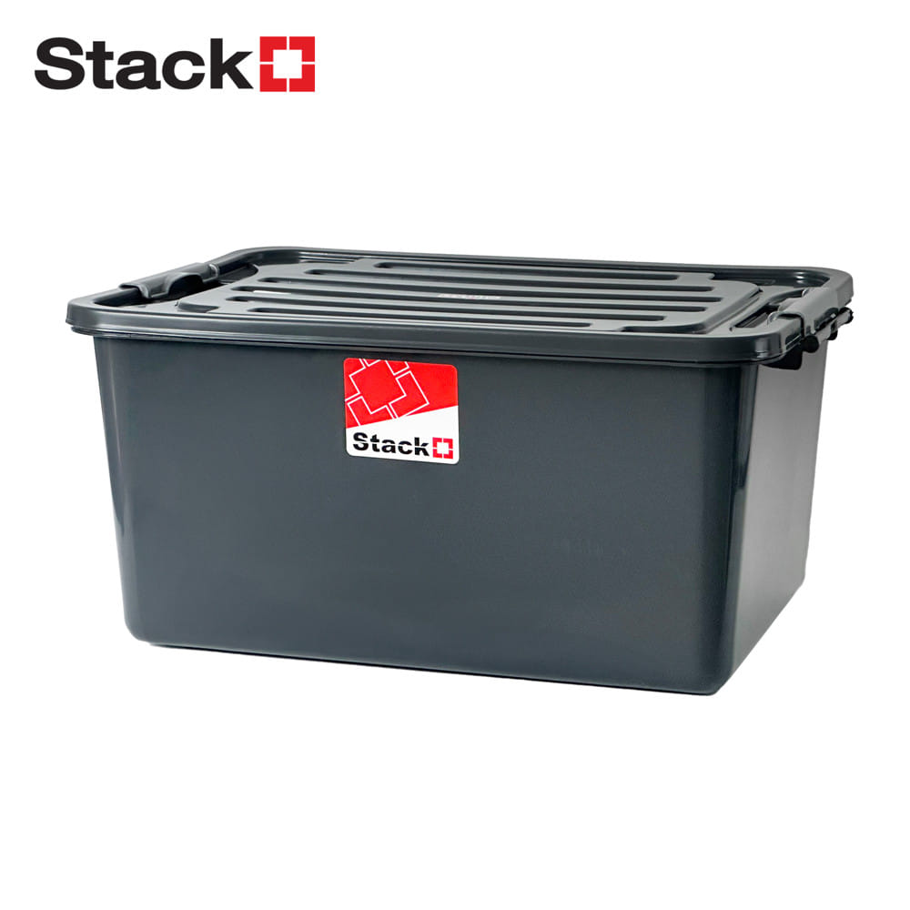 กล่องเก็บของ AB STACKO MORA 5114 50 ลิตร สีเทา