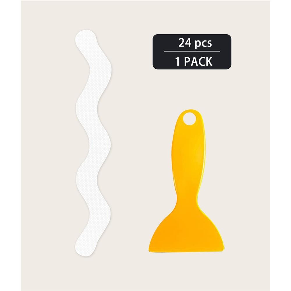 สติ๊กเกอร์ HOME LIVING STYLE ANTI-SLIP 20x2 ซม. สีขาว (แพ็ก 24 ชิ้น)
