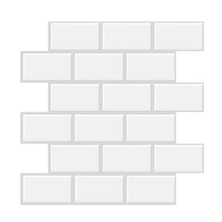 สติ๊กเกอร์ D.I.Y HOME LIVING STYLE GROUT 30x30 ซม. สีขาว (แพ็ก 4 ชิ้น)_0