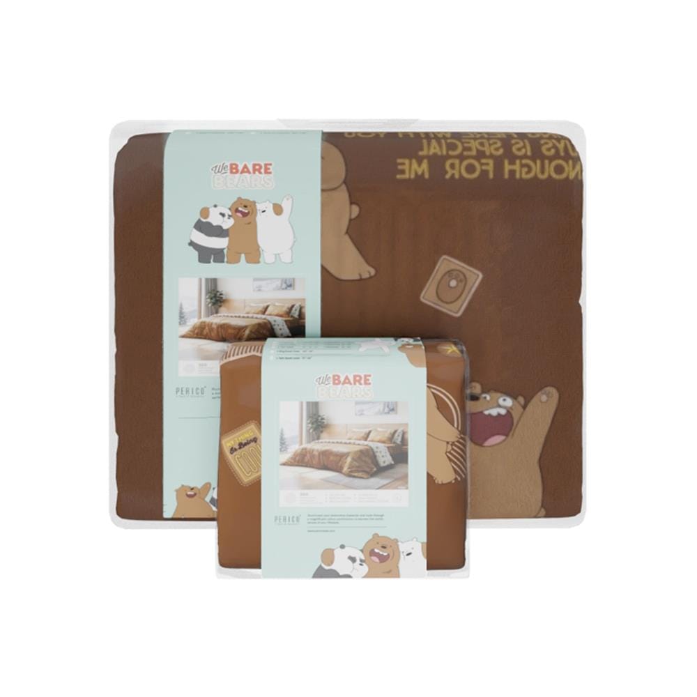 ชุดผ้าปูที่นอน 3.5 ฟุต (ชุด 4 ชิ้น) PERICO WE BARE BEARS P051