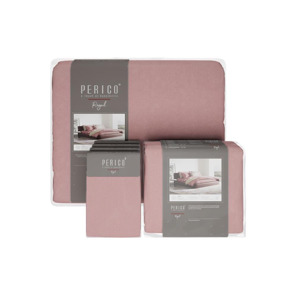 ชุดผ้าปูที่นอน 5 ฟุต (ชุด 6 ชิ้น) PERICO REGAL SOLID RS097