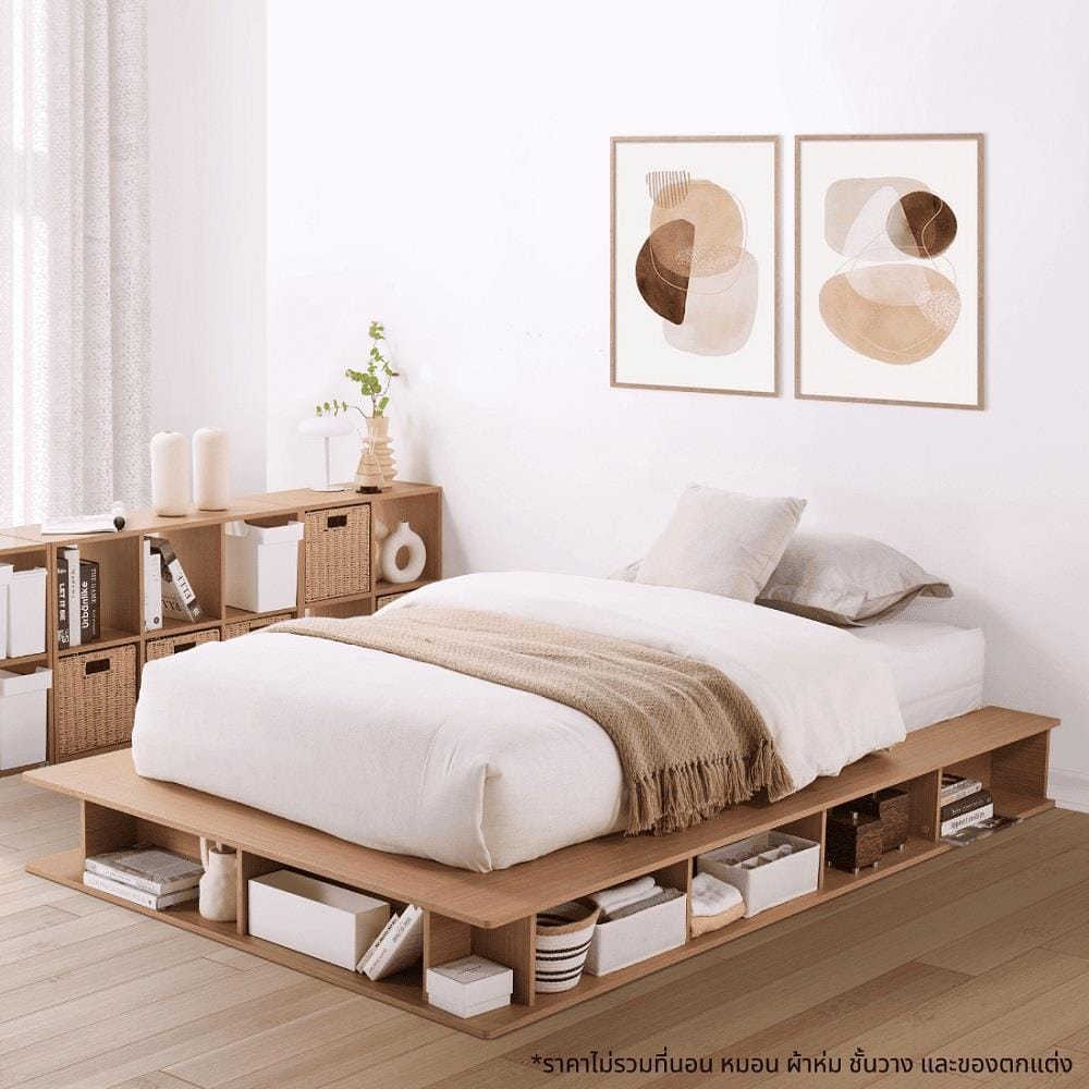 ชุดห้องนอน 3.5 ฟุต KONCEPT TOMO 59063885 สีแคชชูโอ๊ค