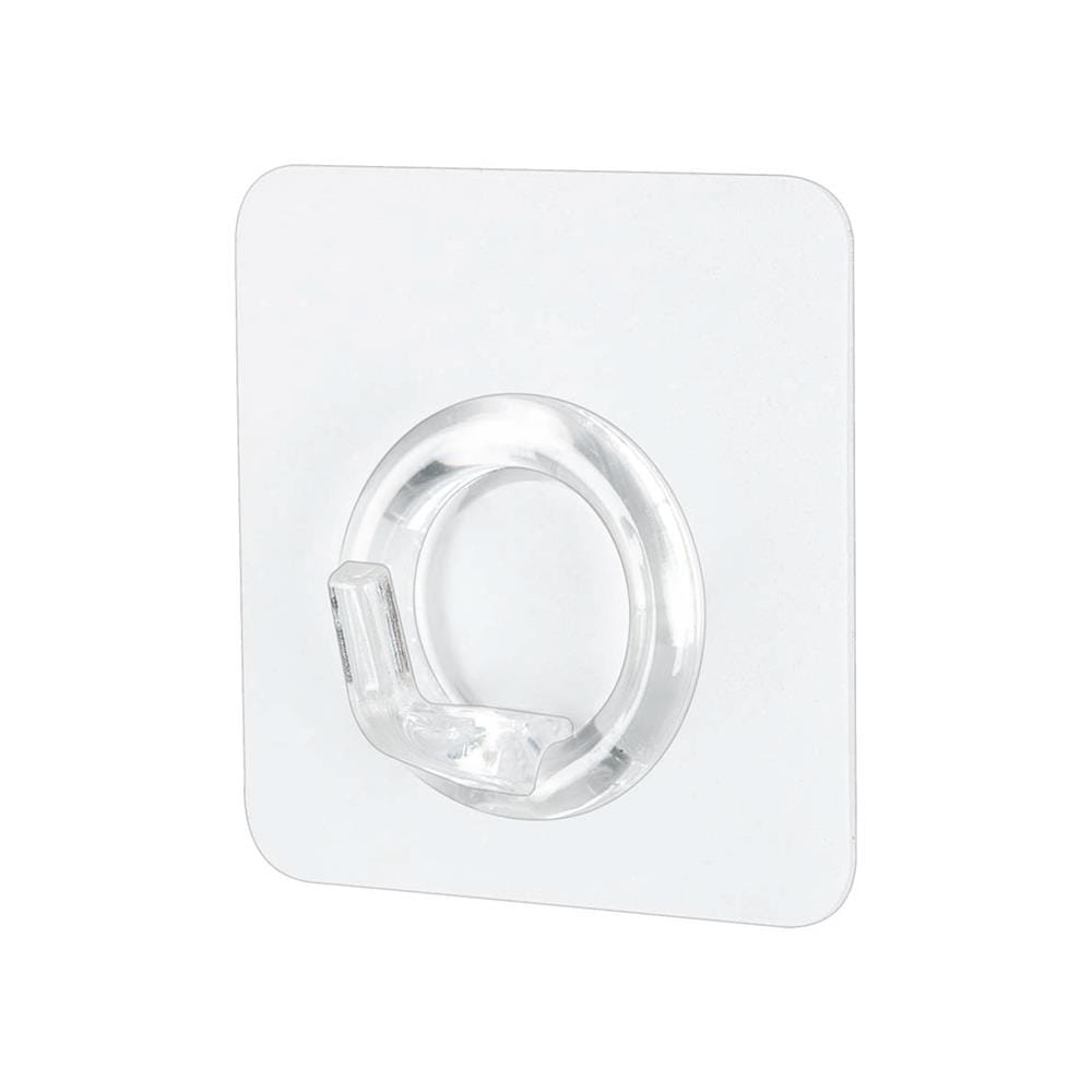 ขอแขวนกลมใสติดเทปกาว DEHUB VMH1O-CC60 สีใส