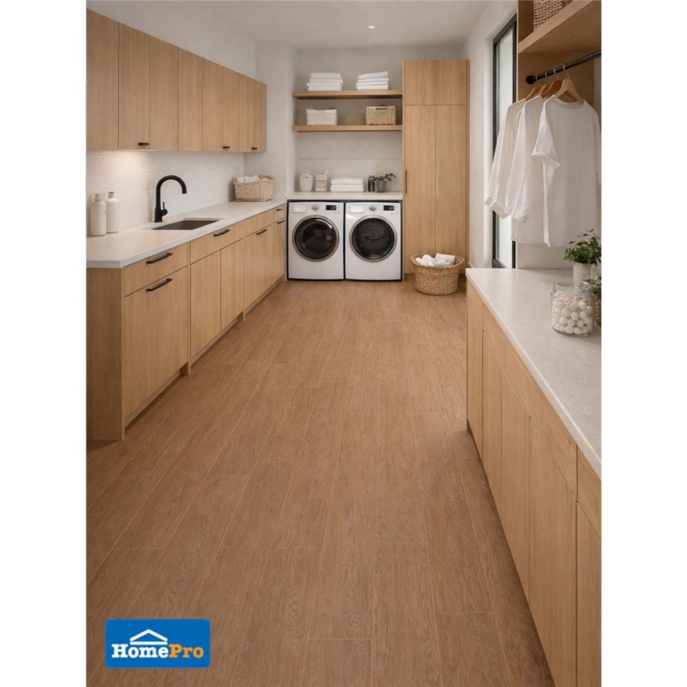 กระเบื้องปูพื้น 30x60 ซม. TARA ซิลค์ทรี น้ำตาล PM 1.44 ตร.ม.