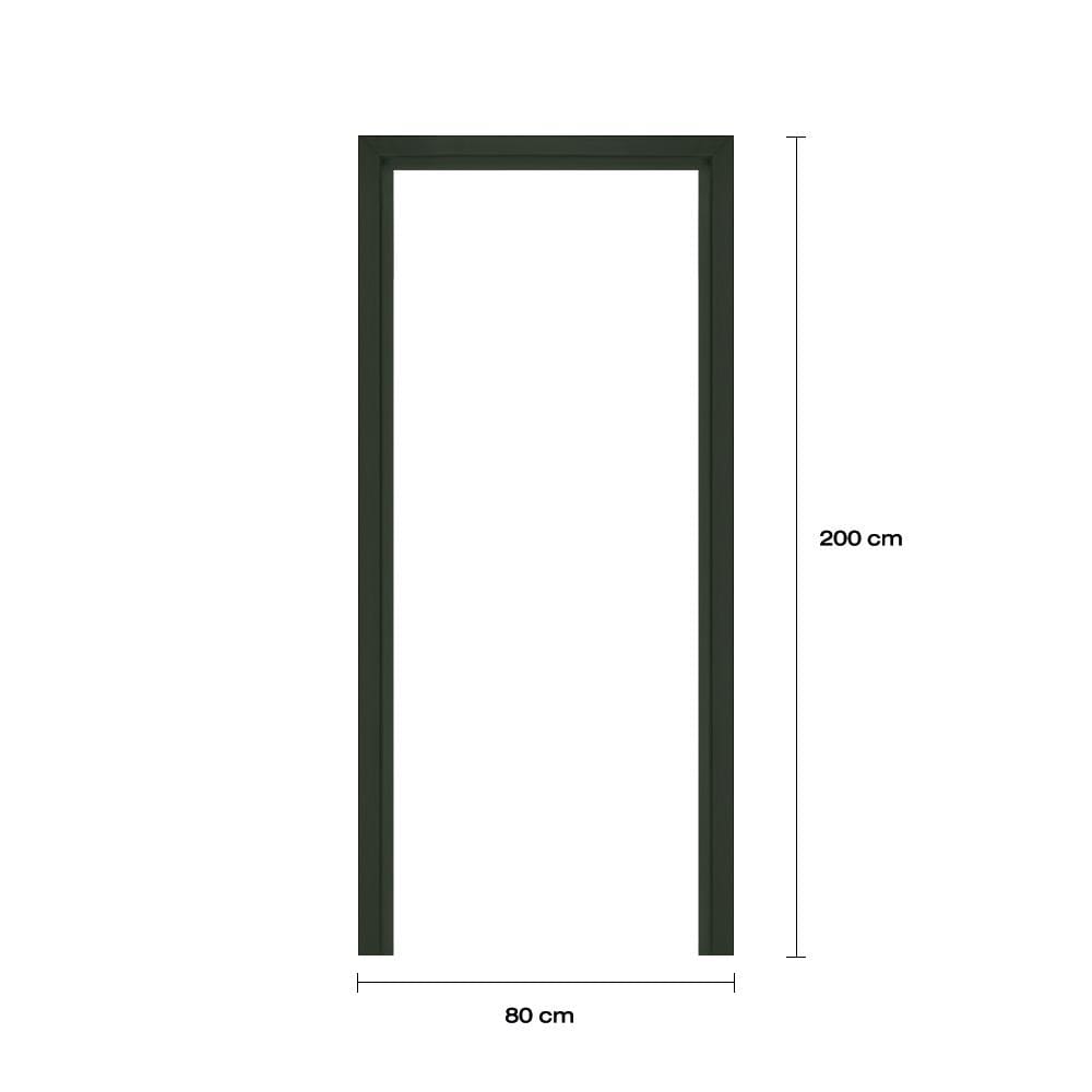 วงกบประตูโพลีสไตรีน LINEDEKOR 80x200 ซม. สีเขียว