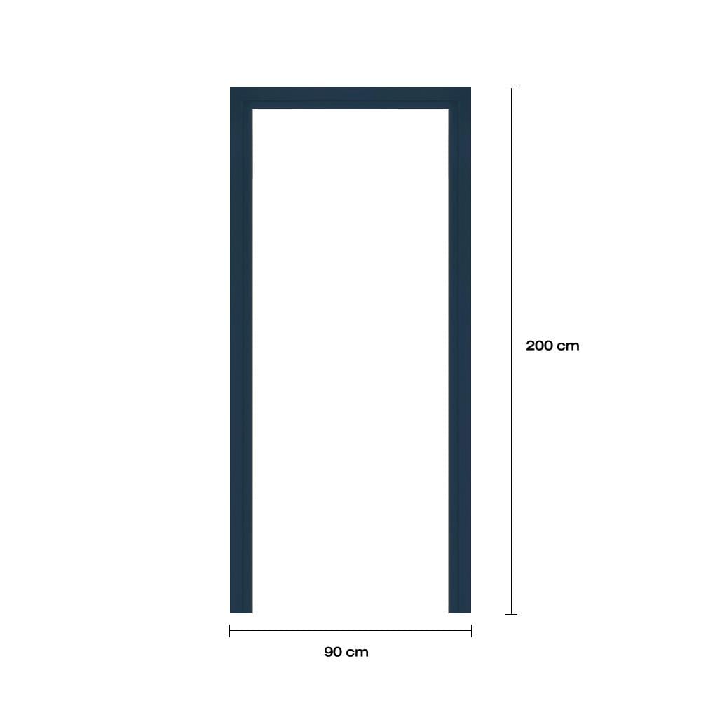 วงกบประตูโพลีสไตรีน LINEDEKOR 90x200 ซม. สีน้ำเงิน