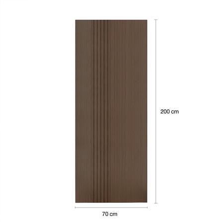 ประตูภายใน WPC ไม่เจาะลูกบิด LINEDEKOR IN01-08 70x200 ซม. สีโอ๊ค_4