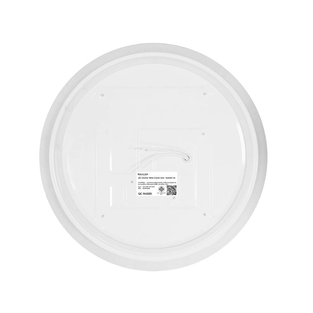 ไฟเพดาน LED RACER GARNET02 15 นิ้ว 36 วัตต์ DAYLIGHT/COOL WHITE/WARM WHITE