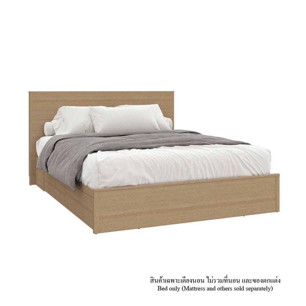ชุดห้องนอน 6 ฟุต KONCEPT TIMBUR 59062085 สีแคชชูโอ๊ค