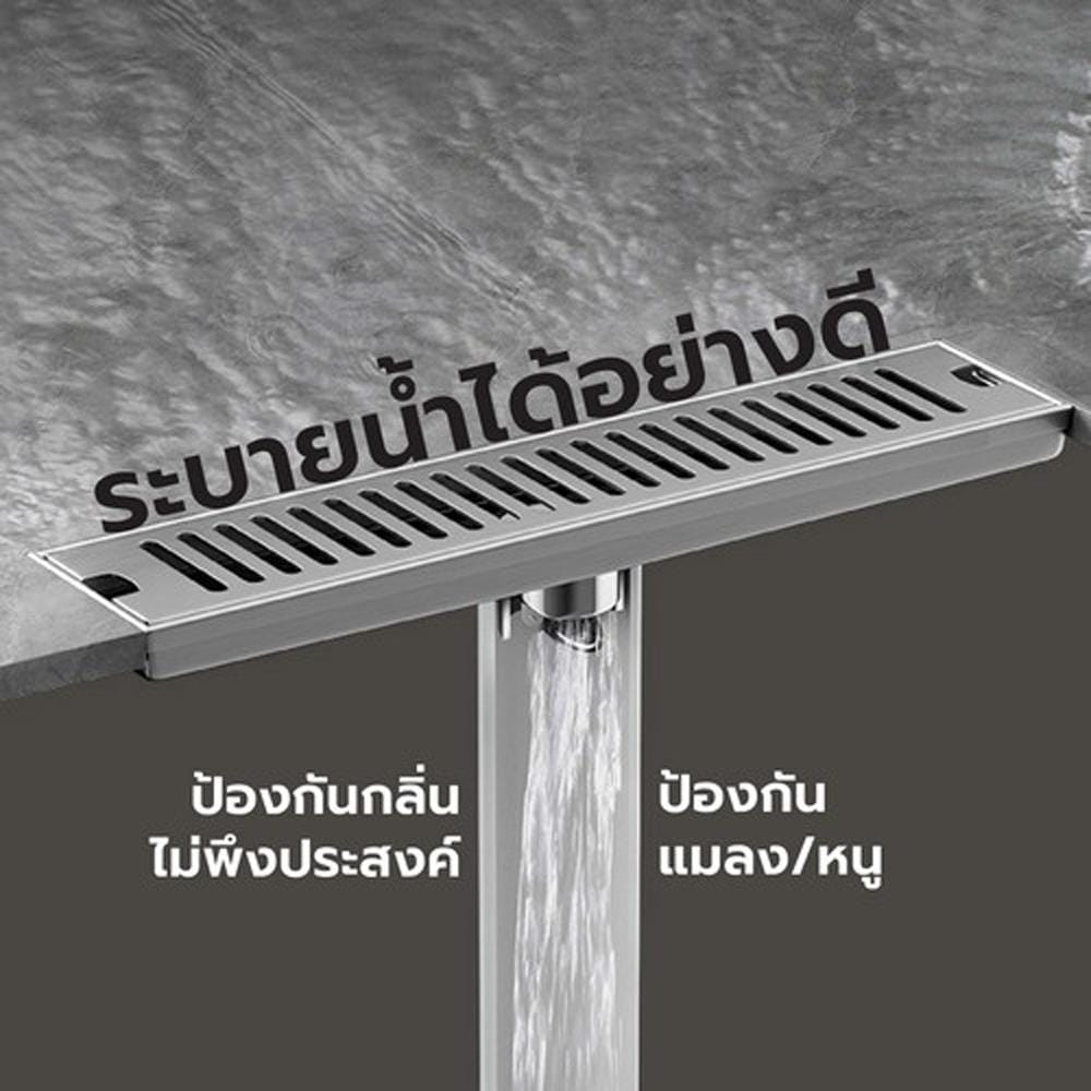 รางน้ำทิ้ง CASSA CL0056 30 ซม. สีทอง