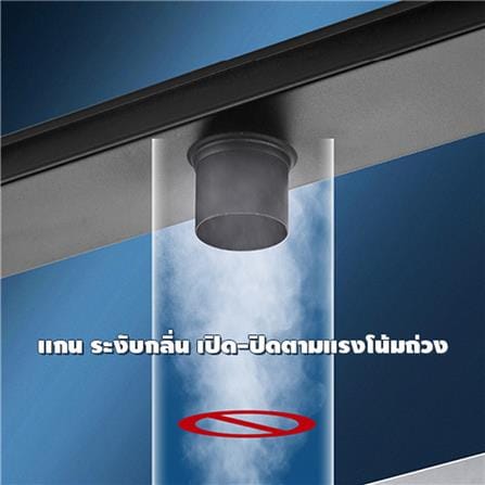 รางน้ำทิ้ง CASSA CL0151 40 ซม. สีดำ_1