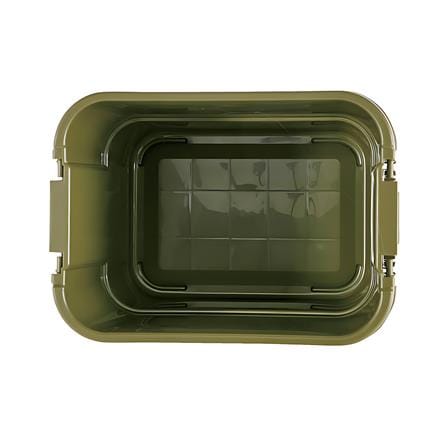 กล่องเครื่องมือ DIY TRUSCO ODC-20 20 ลิตร สีเขียวมะกอก_1