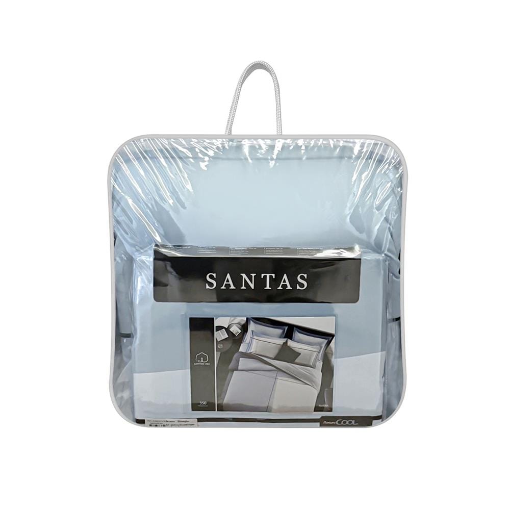 ชุดผ้าปูที่นอน 3.5 ฟุต (ชุด 5 ชิ้น) SANTAS COTTON BLUORA BL