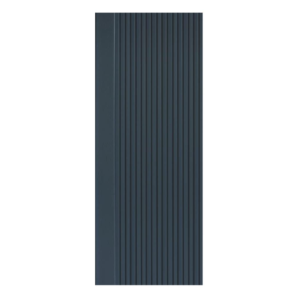 ประตูภายในโพลีสไตรีน ไม่เจาะลูกบิด LINEDEKOR VERTICAL 80x200 ซม. สีน้ำเงิน