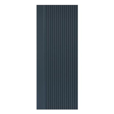 ประตูภายในโพลีสไตรีน ไม่เจาะลูกบิด LINEDEKOR VERTICAL 80x200 ซม. สีน้ำเงิน_0