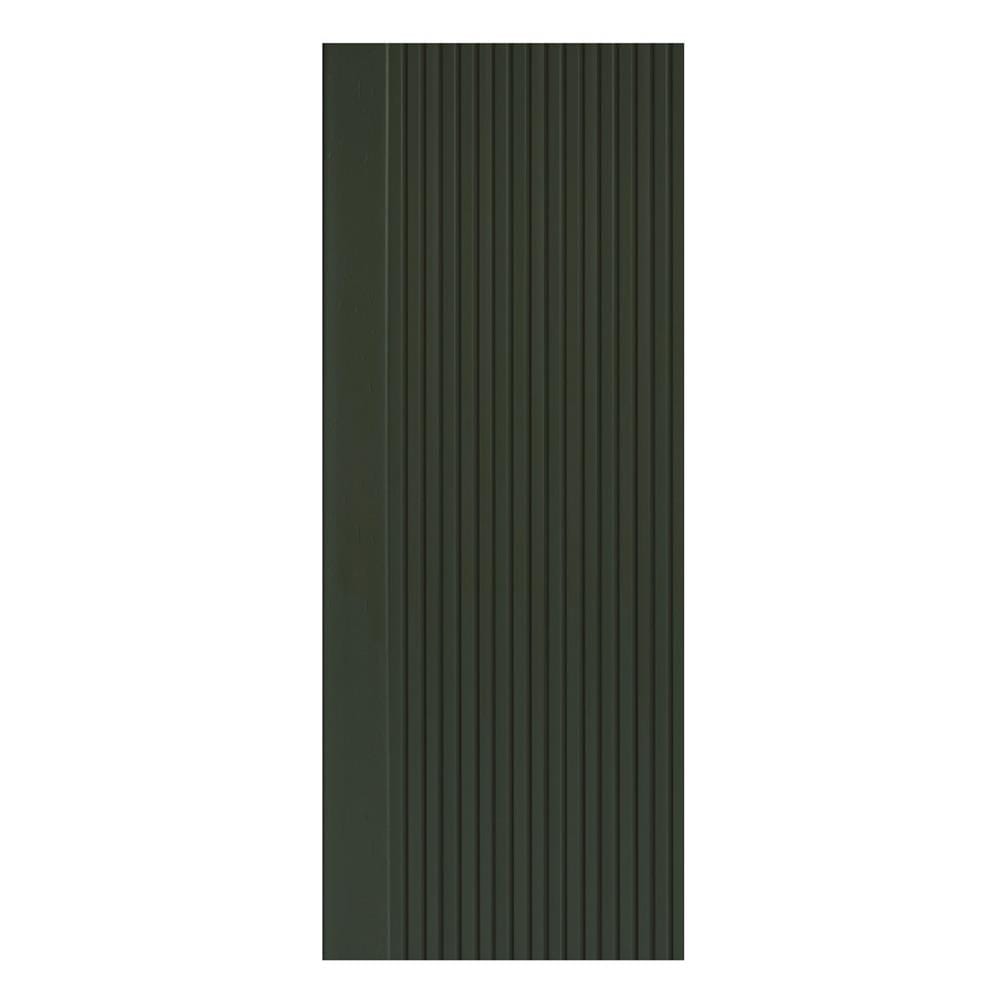 ประตูภายในโพลีสไตรีน ไม่เจาะลูกบิด LINEDEKOR VERTICAL 80x200 ซม. สีเขียว