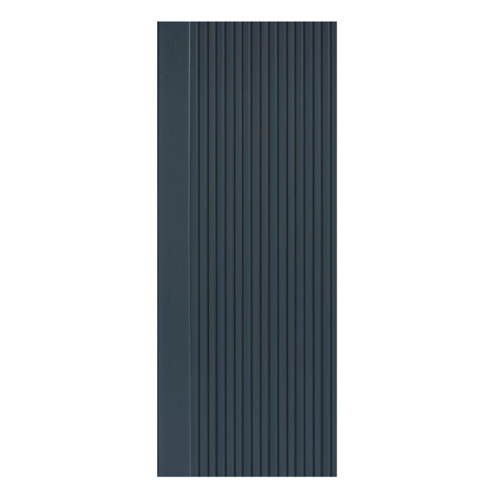 ประตูภายในโพลีสไตรีน ไม่เจาะลูกบิด LINEDEKOR VERTICAL 90x200 ซม. สีน้ำเงิน