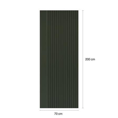 ประตูภายในโพลีสไตรีน ไม่เจาะลูกบิด LINEDEKOR VERTICAL 70x200 ซม. สีเขียว_4