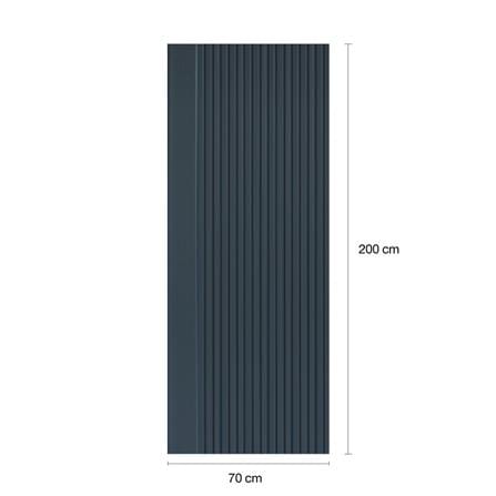 ประตูภายในโพลีสไตรีน ไม่เจาะลูกบิด LINEDEKOR VERTICAL 70x200 ซม. สีน้ำเงิน_4