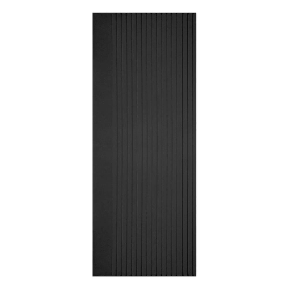 ประตูภายในโพลีสไตรีน ไม่เจาะลูกบิด LINEDEKOR VERTICAL 80x200 ซม. สีดำ