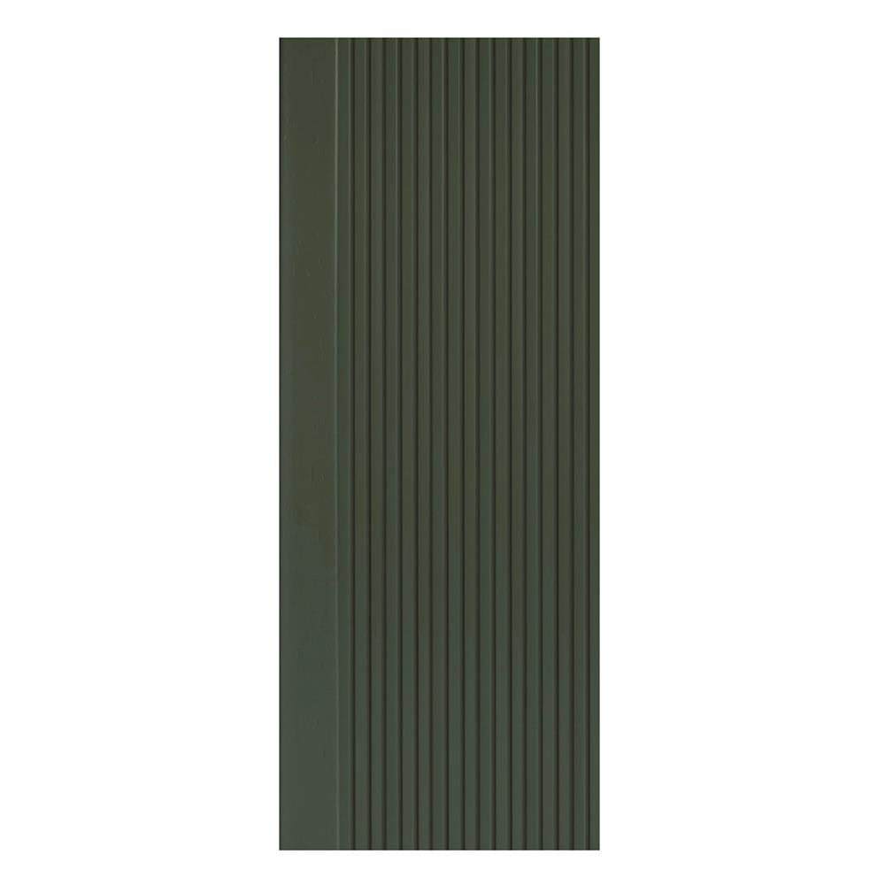 ประตูภายในโพลีสไตรีน ไม่เจาะลูกบิด LINEDEKOR VERTICAL 90x200 ซม. สีเขียว