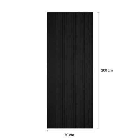 ประตูภายในโพลีสไตรีน ไม่เจาะลูกบิด LINEDEKOR VERTICAL 70x200 ซม. สีดำ_4