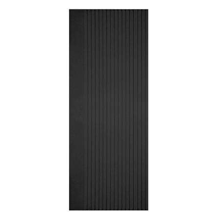 ประตูภายในโพลีสไตรีน ไม่เจาะลูกบิด LINEDEKOR VERTICAL 90x200 ซม. สีดำ_0
