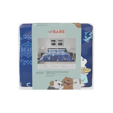 ชุดผ้าปูที่นอน 6 ฟุต (ชุด 3 ชิ้น) PERICO WE BARE BEARS P053_4