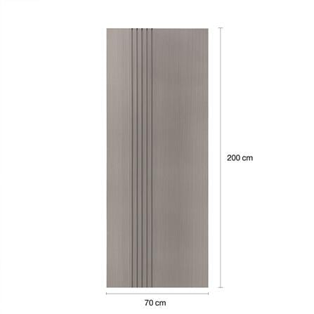 ประตูภายใน WPC ไม่เจาะลูกบิด LINEDEKOR IN01-09 70x200 ซม. สีเทา_4
